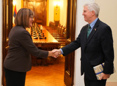 26 September 2019 The National Assembly Speaker and the US Ambassador to Serbia 